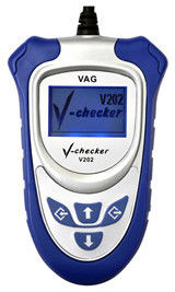 V-Verificador V202 do leitor de código do VAG do V-Verificador V202 o PRO pode transportar o transporte da ferramenta +Free do varredor OBD2